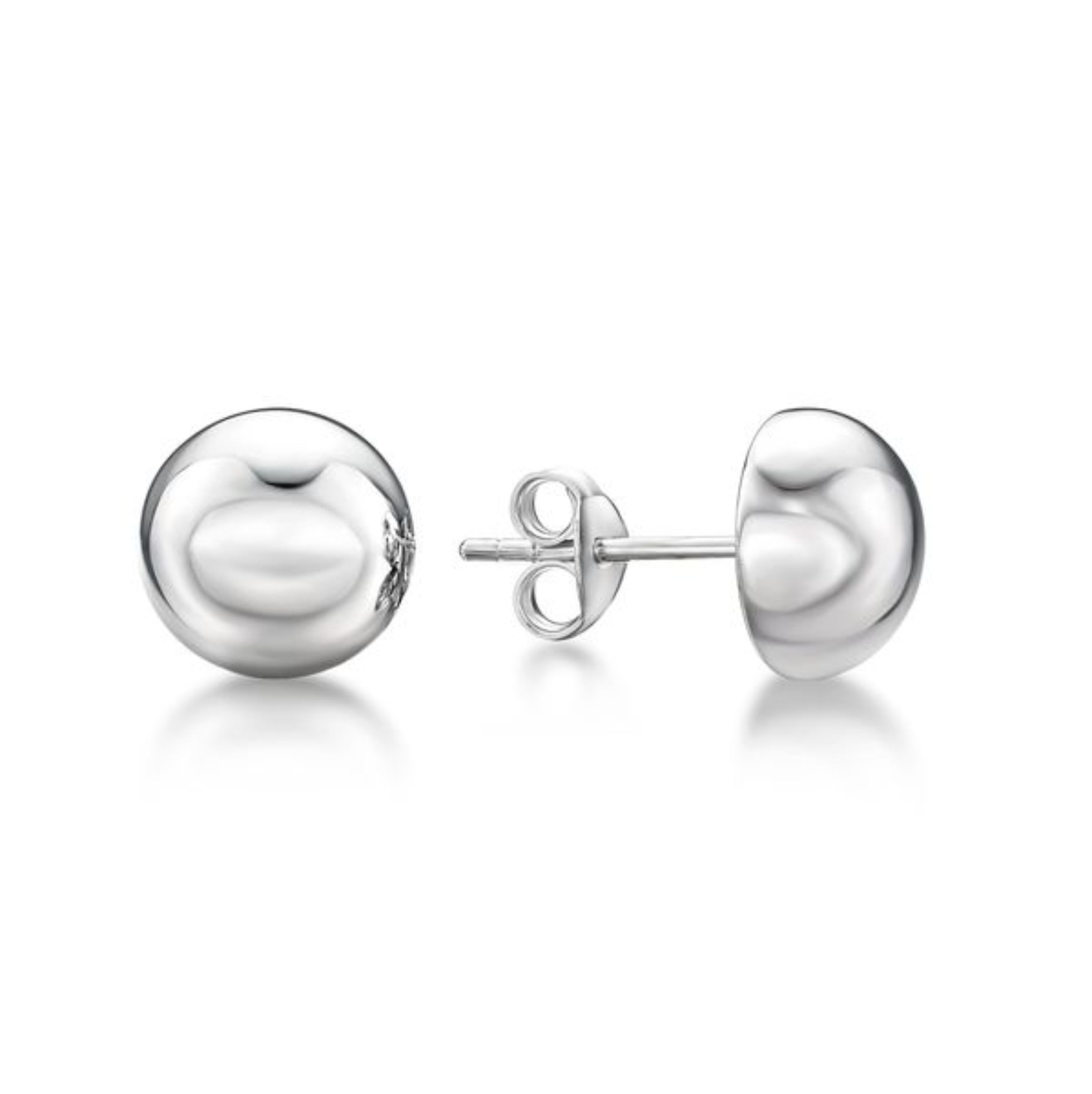 Picture of 6mm SILVER HOLLOW, 1/2 BALL, STUDS